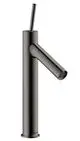 AXOR-HG-AXOR-Starck-Einhebel-Waschtischmischer-170-mit-Pingriff-und-Ablaufgarnitur-Polished-Black-Chrome-10123330 gallery number 1